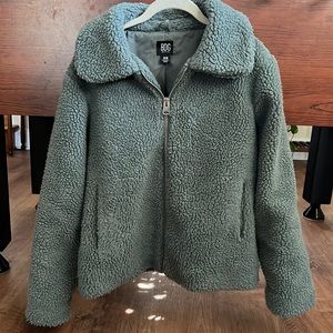 ‘Teddy bear’ jacket in green